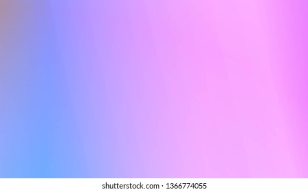 Sweet Multicolor Blurred Background. For Futuristic Ad, Booklets. Vector Illustration
