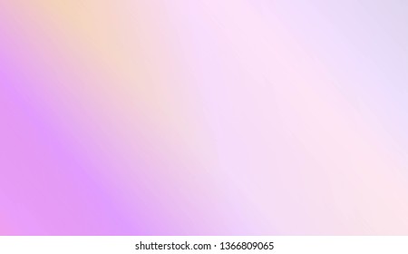 Sweet Multicolor Blurred Background. For Futuristic Ad, Booklets. Vector Illustration