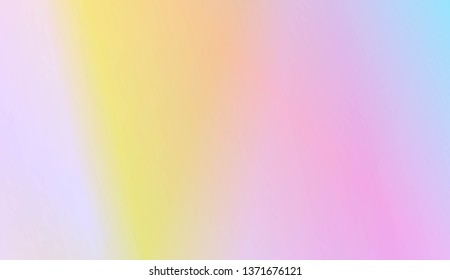 Sweet Multicolor Blurred Background. For Futuristic Ad, Booklets. Vector Illustration