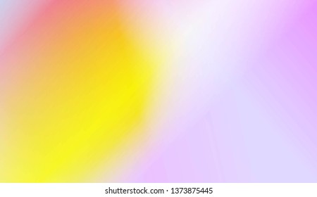 Sweet Multicolor Blurred Background. For Futuristic Ad, Booklets. Vector Illustration