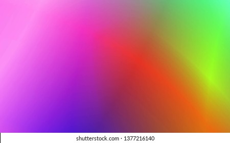 Sweet Multicolor Blurred Background. For Your Bright Website Pattern, Banner Header. Vector Illustration