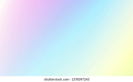 Sweet Multicolor Blurred Background. For Your Bright Website Pattern, Banner Header. Vector Illustration