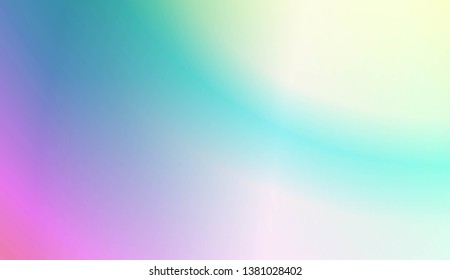 Sweet Multicolor Blurred Background. For Your Bright Website Pattern, Banner Header. Vector Illustration