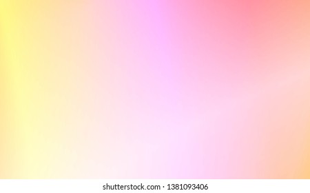 Sweet Multicolor Blurred Background. For Your Bright Website Pattern, Banner Header. Vector Illustration