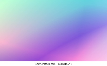 Sweet Multicolor Blurred Background. For Your Bright Website Pattern, Banner Header. Vector Illustration
