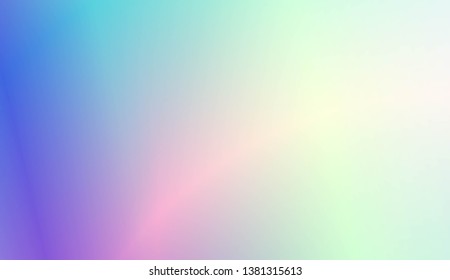 Sweet Multicolor Blurred Background. For Your Bright Website Pattern, Banner Header. Vector Illustration