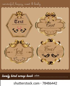 sweet old fashion vintage bird collection