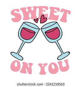 Sweet on you valentine design