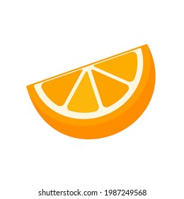 Sweet orange fruit. High vitamin C oranges are sliced ​​for refreshing orange juice in the summer.