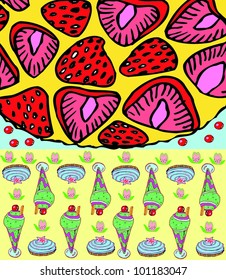 Sweet Party Composition (vector)