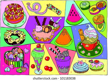Sweet Party Set II (vector)