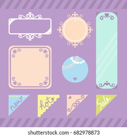 Sweet pastel banner