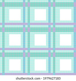 Sweet pastel checkers seamless pattern design with dots effect for decorating, wallpaper, wrapping paper, fabric, backdrop and etc.