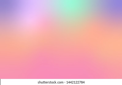 Sweet pastel gradient vector background. Abstract blurred wallpaper texture.Template for website design and social media advertising.