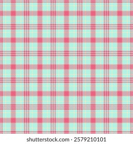 Sweet pastel pink and mint green plaid pattern.  Perfect for textile design, scrapbooking, websites, and more.  A charming and versatile background texture with a slightly faded, vintage feel.