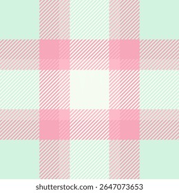 Sweet pastel pink and mint green plaid pattern.  Perfect for textile design, stationery, or website backgrounds.  This delicate, charming design evokes feelings of spring and femininity.