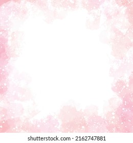 sweet pastel pink watercolor wet wash splash background textured  