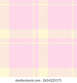 Sweet pastel pink and yellow plaid pattern.  Perfect for textile design, scrapbooking, or website backgrounds.  This delicate, soft texture evokes feelings of femininity, calmness, and gentle charm.