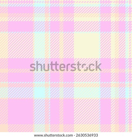 Sweet pastel plaid pattern.  Perfect for textile design, fashion, branding, or website backgrounds.  Soft, delicate colors evoke feelings of calmness and joy.  Ideal for feminine or youthful projects.