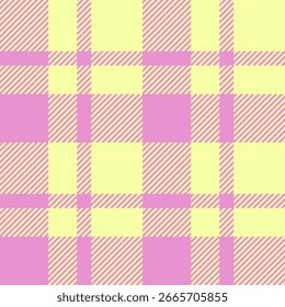 Patrón de cuadros pastel dulce en rosa y amarillo.  Ideal para el diseño textil, la moda, el papel de regalo, o fondos de Sitio web.  Un diseño alegre, femenino y versátil.