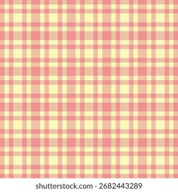 Süß pastellfarbenes kariertes Muster in Rosa und Gelb. Ideal für Textildesign, Hintergründe oder eine fröhliche Note zu Ihren kreativen Projekten. Vielseitig und stilvoll.