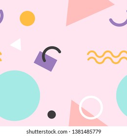 Sweet Pastel seamless pattern collection. Kawaii patterns vector for gift wrap, wallpaper, wrapping paper and fabric patterns.