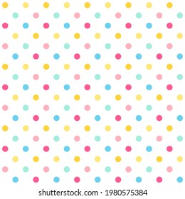 Sweet pastel seamless pattern design for decorating, wallpaper, wrapping paper, fabric, backdrop and etc.