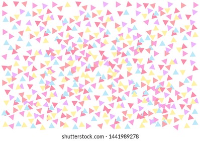 Sweet pastel triangle vector background. Abstract illustration wallpaper texture. Template for website design.