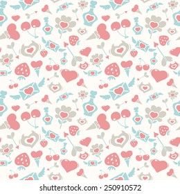 Sweet Pastel Valentine Pattern