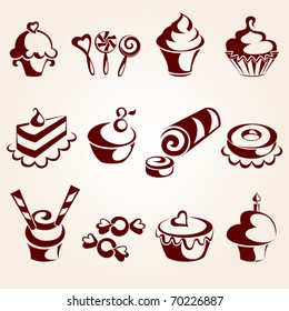 Sweet pastry set