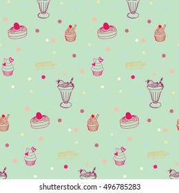 sweet pattern background