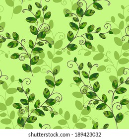 Sweet pea seamless pattern for your design