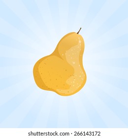 Sweet peach. Fruit for diet.
