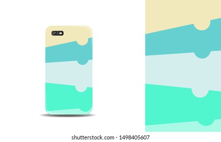 sweet phone case vector design background template. eps10