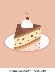 sweet pie with cherry on top