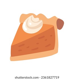 sweet pie dessert icon isolated