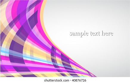 sweet pink abstract wavy background design