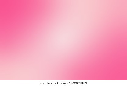 Sweet pink color gradient vector background. Abstract blurred colorful texture for template and web design. Beautiful wallpaper for valentine.