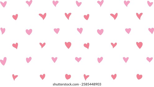Sweet pink glitter heart valentine