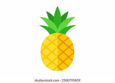 Un Arte vectorial de pimiento dulce en ilustración de fondo blanco.
