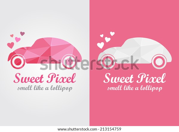 Sweet Pixel creative car design smell like a\
lollipop. Feel sweet.