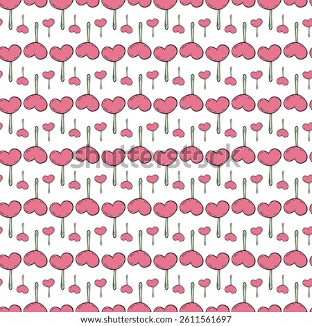 Sweet Pleasures Seamless Vector Pattern Design