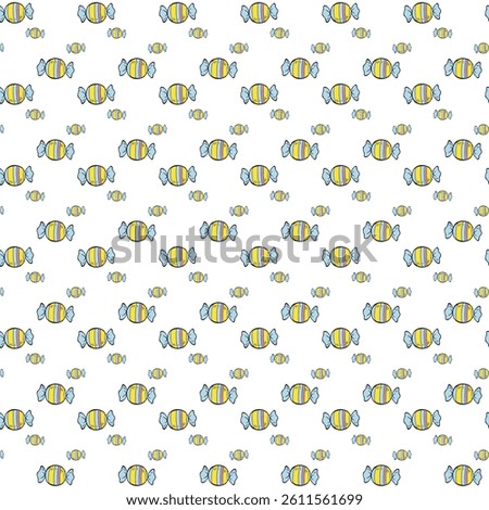 Sweet Pleasures Seamless Vector Pattern Design