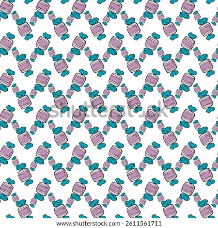 Sweet Pleasures Seamless Vector Pattern Design