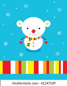 sweet polar christmas greeting