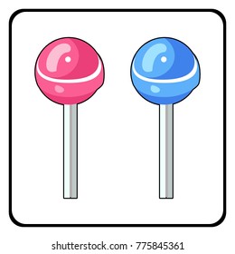 sweet popsicle candy