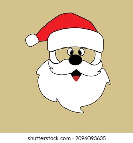Sweet Portrait of Santa Claus