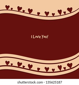 Sweet postcard with love