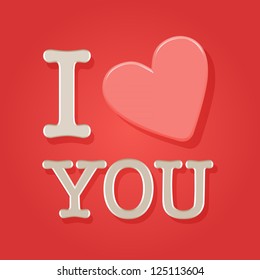 Sweet postcard love declaring love