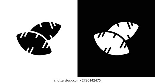 Conjunto de iconos de batata Diseño de Vector para concepto móvil y Diseño web.